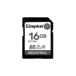 Kingston Industrial 16 GB SDHC (Black, UHS-I U3, Class 10, V30, A1)
