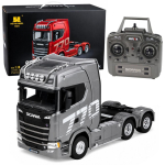 M&auml;nguala | PC | Konsoolid | Tarvikud // Raadio teel juhitavad m&auml;nguasjad ja tarvikud // Ciągnik Siodłowy Scania Zdalnie Sterowany RC Huina 1501 Szary Srebrny 1:18
