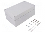 Enclosure: multipurpose | X: 122mm | Y: 202mm | Z: 90mm | TG ABS | ABS