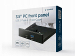 Gembird FDI3-U3C-01 Internal 3.5" Front Panel USB 3.1 Type-A + Type-C Port / black