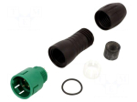 Connector: circular | 720 | 250V | 7A | PIN: 3 | plug | male | soldering