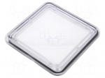 Inspection windows | polycarbonate | 117.5x117.5x9mm