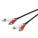 Cable microconnect  MicroConnect AUDCH2 2xRCA - 2xRCA 1.5m M-F