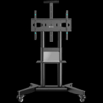 ONKRON Mobile TV stand for 32"-75" up to 50 kg, black
