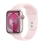 Apple Watch Series 9 GPS + Cellular 45mm Pink Alu Case, Light Pink Sport Band M/L EU MRML3