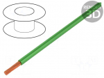 Wire | Silivolt&reg;-E | stranded | Cu | 1x1mm2 | silicone | green | 600V | 100m