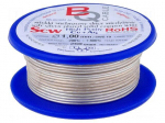 Silver plated copper wires | 1mm | 100g | 14m | -200&divide;800&deg;C