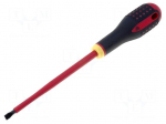 Screwdriver | insulated | slot | 6,5x1,2mm | Blade length: 150mm