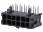 Socket | wire-board | male | Micro-Fit 3.0 | 3mm | PIN: 12 | THT | 5A | 600V