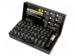 Kit: screwdriver bits | Pcs: 41 | 25mm | Mounting: 1/4" (C6,3mm)