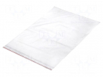 Self-seal bag | L: 400mm | Width: 300mm | Thick: 45um | polyetylene