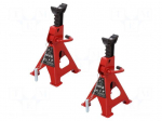 Jack stand | 6000kg | Hmin: 382m | Hmax: 600mm | Base dim: 258x285mm
