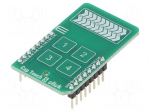 Click board | capacitive keypad | I2C | CY8CMBR3106S-LQXI | 3.3/5VDC