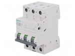 Circuit breaker | 400VAC | Inom: 10A | Poles: 3 | DIN | Charact: B | 6kA