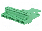 Pluggable terminal block | 5.08mm | ways: 10 | straight | plug | female