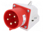 Connector: AC supply 3-phase | socket | male | 32A | 400VAC | IEC 60309