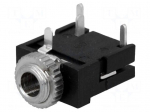 Socket | Jack 3,5mm x 18,6mm | female | stereo | with on/off switch