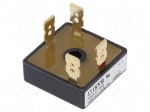 Single-phase bridge rectifier | Urmax: 800V | If: 14A | Ifsm: 380A