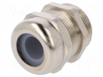 Cable gland | M32 | 1,5 | IP68 | Mat: brass | Body plating: nickel