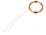 RFID antenna | 125kHz | &Oslash;out: 24mm | &Oslash;int: 20mm | H: 3mm | 345uH