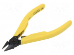 Pliers | side,cutting | ESD | blackened tool | H: 1.2mm