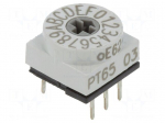 Encoding switch | HEX/BCD | Pos: 16 | THT | Rcont max: 80m&Omega; | PT65