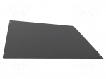 Mounting plate | steel | 1441 | black