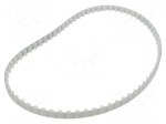 Timing belt | T10 | W: 10mm | H: 4.5mm | Lw: 680mm | Tooth height: 2.5mm