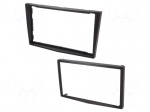Radio frame | Opel | 2 DIN | anthracite
