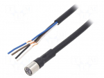 Cable: for sensors/automation | M8 | PIN: 4 | straight | Len: 10m | plug