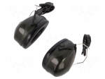 Ear defenders | helmet mounted | Attenuation level: 30dB