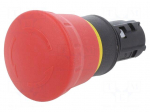 Switch: emergency stop | 22mm | Stabl.pos: 2 | red | mushroom | Pos: 2