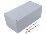 Enclosure: multipurpose | X: 100mm | Y: 200mm | Z: 81mm | GWconnect | IP66