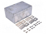 Enclosure: multipurpose | X: 80mm | Y: 120mm | Z: 55mm | aluminium | IP65
