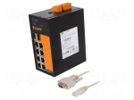 Switch Ethernet | managed | Number of ports: 10 | 18&divide;60VDC | RJ45,SFP