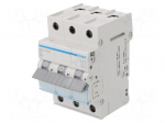 Circuit breaker | 230/400VAC | Inom: 6A | Poles: 3 | Charact: B | 6kA