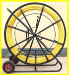 Kaabli t&otilde;mbaja rullratastega alusel | Klaaskiud (FRP) 11mm | 300m