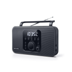Muse | Radio | M-091R | Alarm function | AUX in | Black