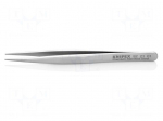 Tweezers | 120mm | for precision works | Blade tip shape: sharp