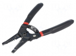 Stripping tool | 20AWG&divide;10AWG | 0.8&divide;2.6mm2 | Wire: round | 165mm