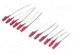 Optic fiber pigtail | OM4 | LC/UPC | 2m | 9/125um | LSZH | grey | 12pcs.
