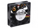Fan: DC | axial | 12VDC | 60x60x15mm | 40.8m3/h | 38dBA | ball | 5900rpm