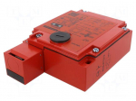 Safety switch: bolting | XCSE | NC + NO | IP67 | metal | red | 24VDC | 2kN