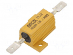 Resistor: wire-wound | with heatsink | screw | 12&Omega; | 25W | &plusmn;5% | 550V