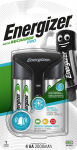 Energizer Pro ACU HR6 POW battery charger + 2 AA 2000 mAh batteries