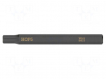 Screwdriver bit | Hex Plus key | HEX 5mm | 1/4" | Kind: impact