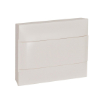 LEGRAND 1X12M SURFACE CABINET WHITE DOOR EARTH AND NEUTRAL TERMINAL BLOCK