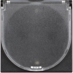 German standard socket 2P+E 16A 250 Vac with IP20 flap
