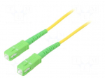 Fiber patch cord | OS2 | SC/APC,both sides | 2m | 9/125um | LSZH | green