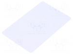 RFID Card | 86x54x0.8mm | 13.56MHz | -25&divide;65&deg;C | ISO: ISO 7816